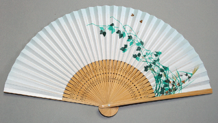 65,35白竹 夏秋草図