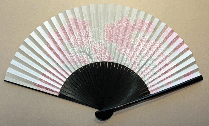 65黒染写型 銀地桜